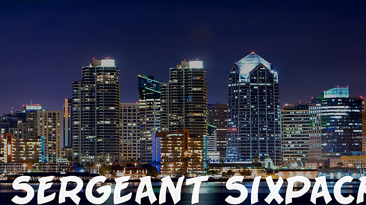 Sergeant Sixpack Font