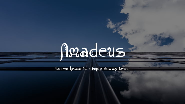 Amadeus Font