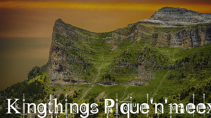 Kingthings Pique'n'meex Font