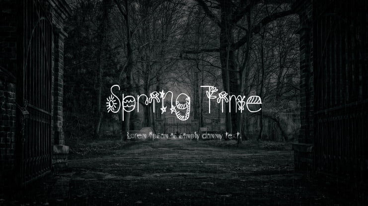 Spring Time Font