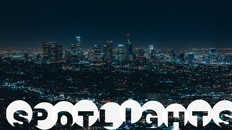 SpotLights Font