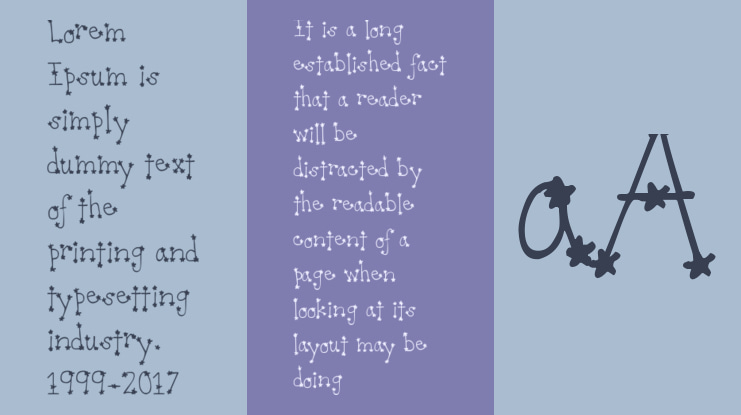 DJB It's Full of Stars Font