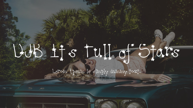 DJB It's Full of Stars Font