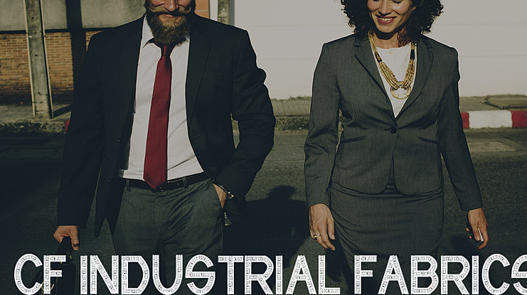 CF Industrial Fabrics Font