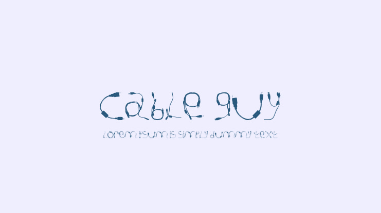 Cable Guy Font