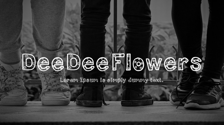 DeeDeeFlowers Font