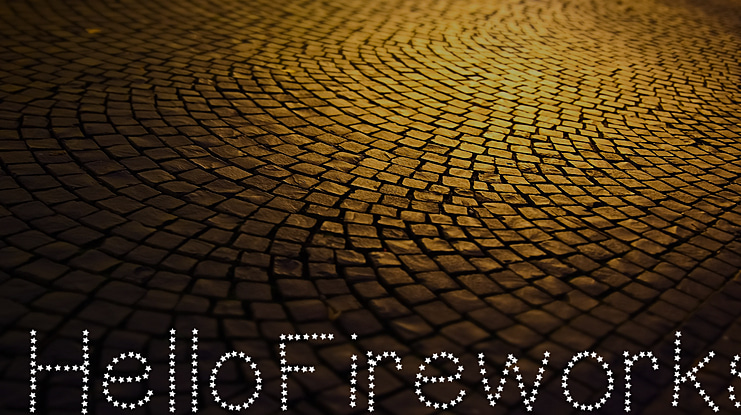 HelloFireworks Font