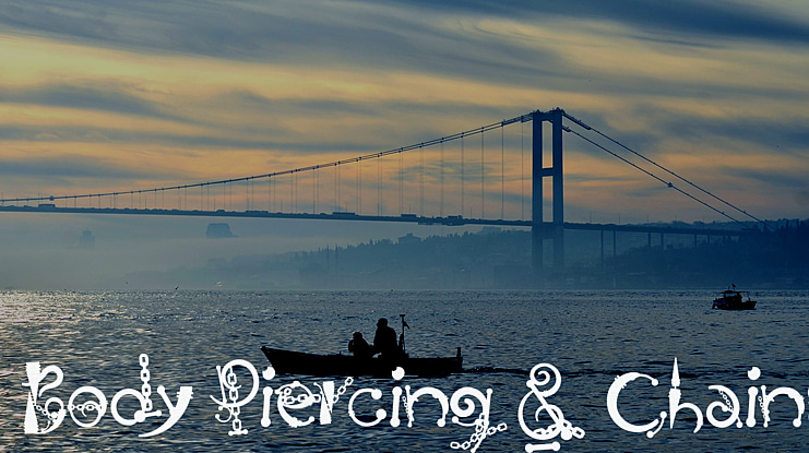Body Piercing & Chains Font