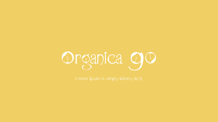 Organica 90 Font