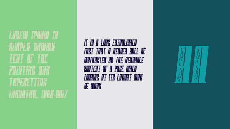 FastBlockFlames Font