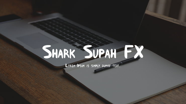 Shark Supah FX Font