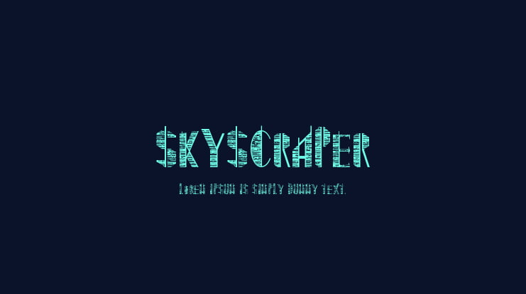 Skyscraper Font