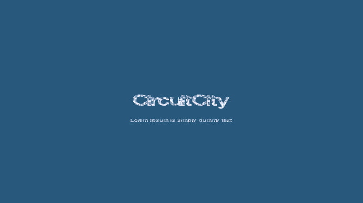 CircuitCity Font