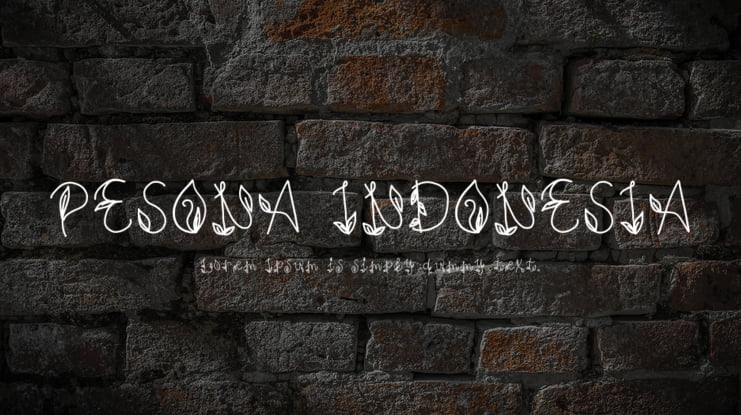 PESONA INDONESIA Font