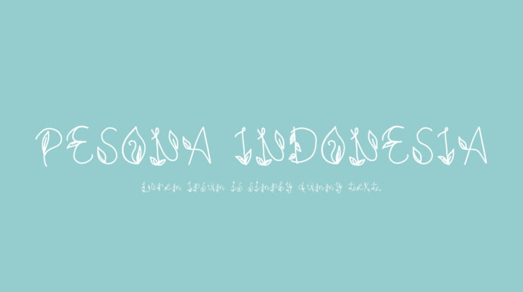 PESONA INDONESIA Font