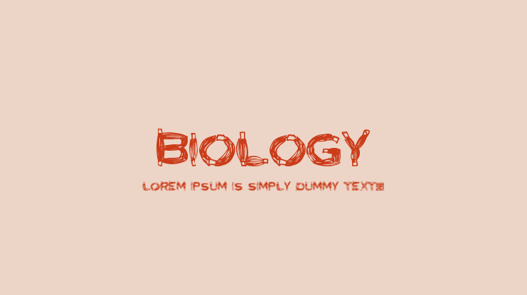 Biology Font