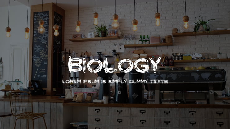 Biology Font