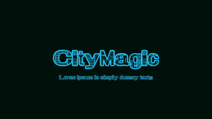 CityMagic Font