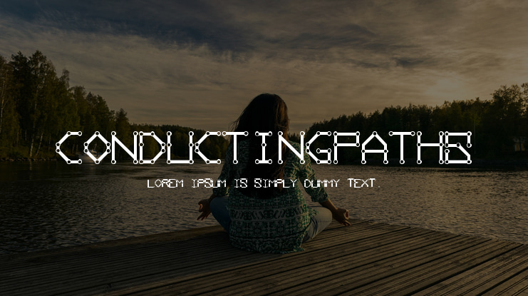 ConductingPaths Font
