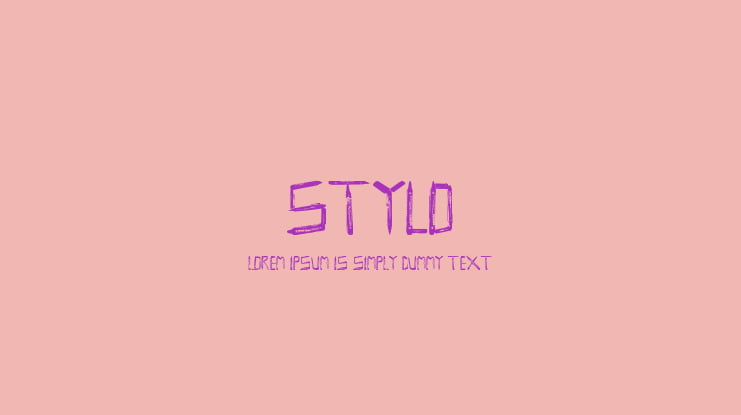 Stylo Font