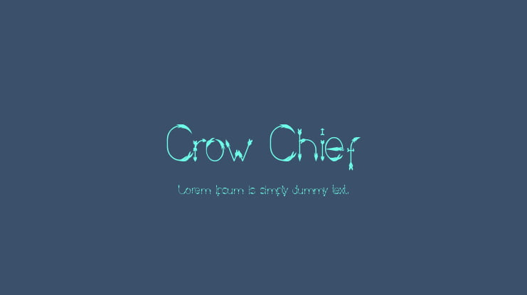Crow Chief Font