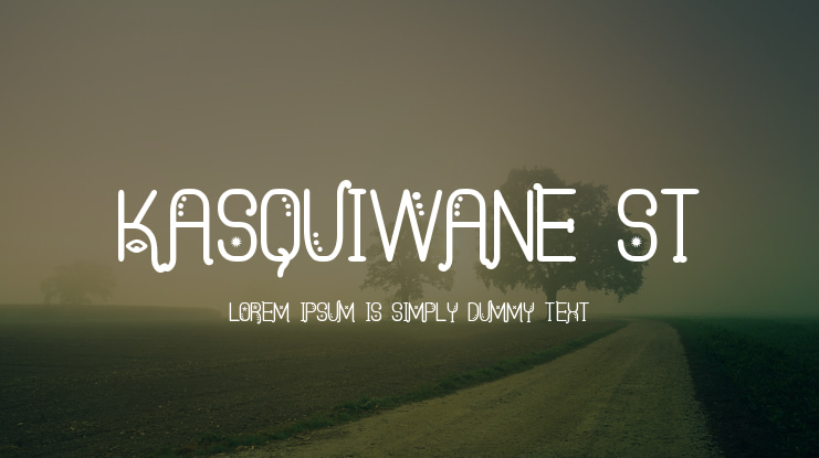 Kasquiwane St Font