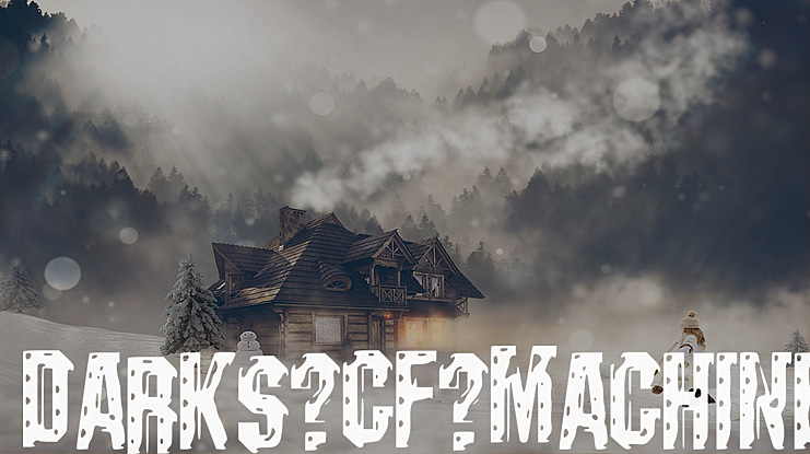 Darks_CF_Machine Font