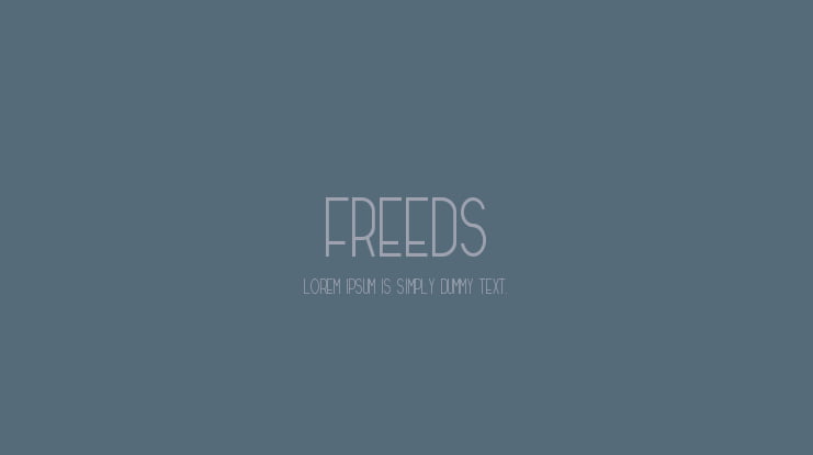 Freeds Font