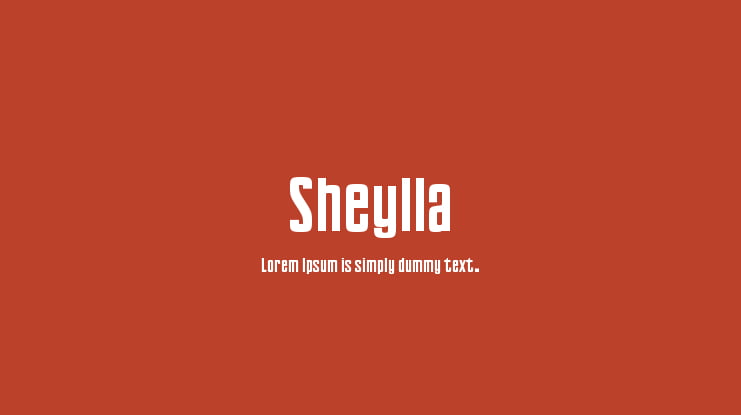 Sheylla Font Family