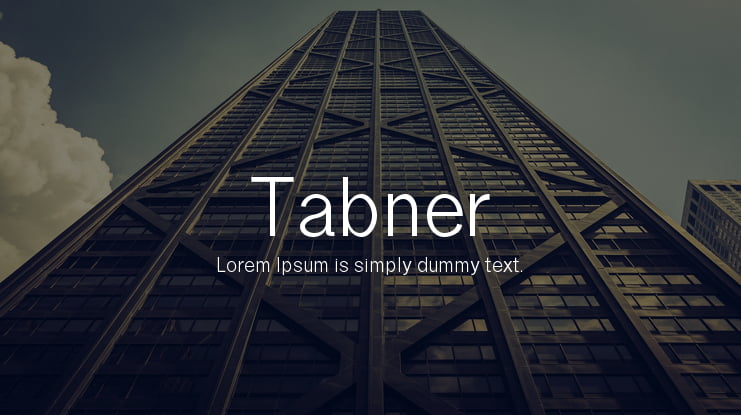 Tabner Font Family