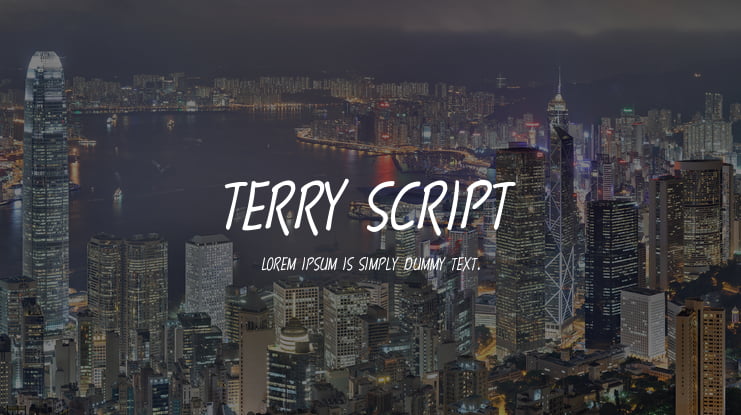 Terry Script Font
