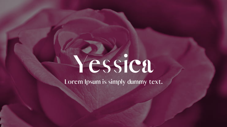 Yessica Font Family
