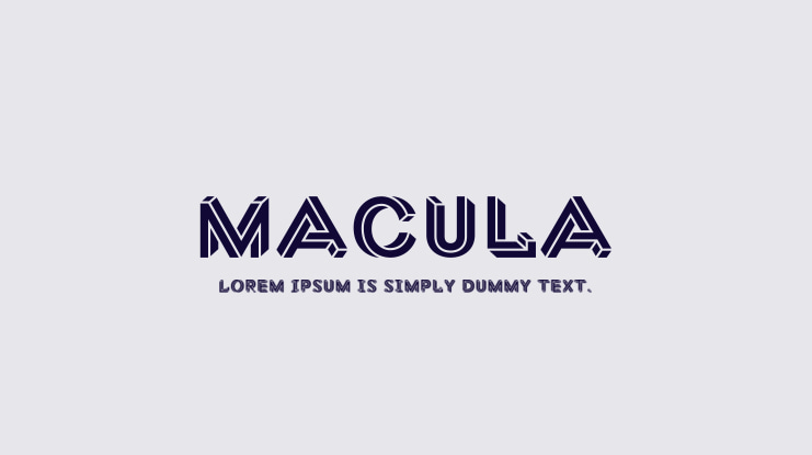 Macula Font Family