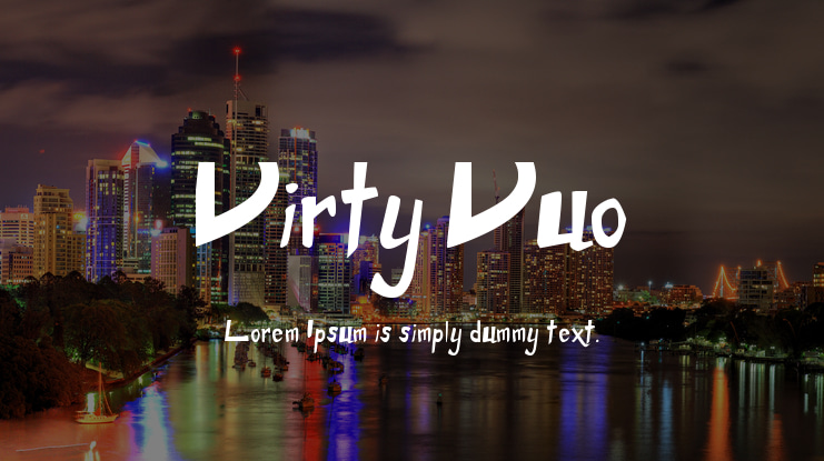 Dirty Duo Font Family