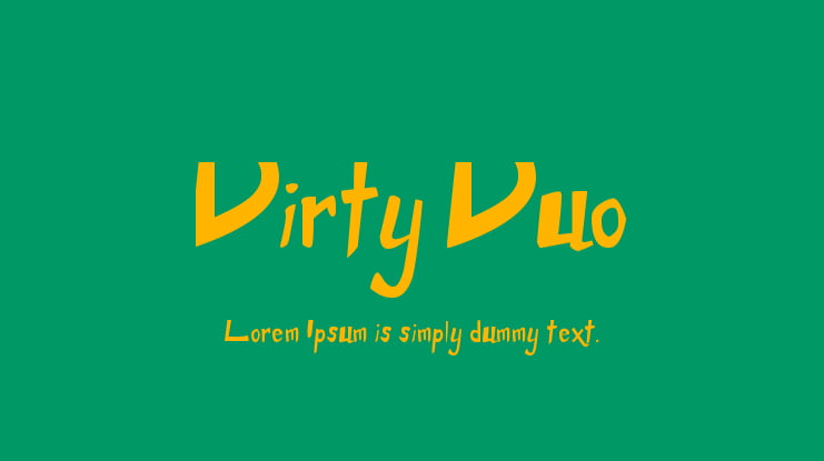 Dirty Duo Font Family