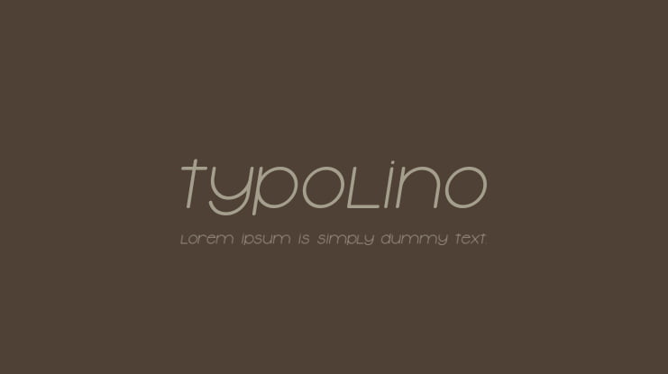 Typolino Font Family