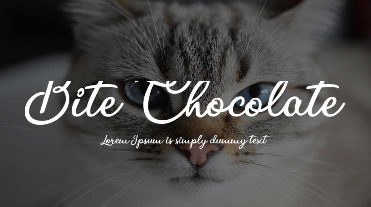 Bite Chocolate Font