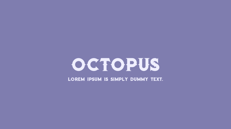 Octopus Font