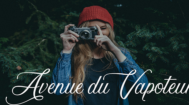 Avenue du Vapoteur Font