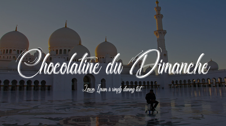 Chocolatine du Dimanche Font