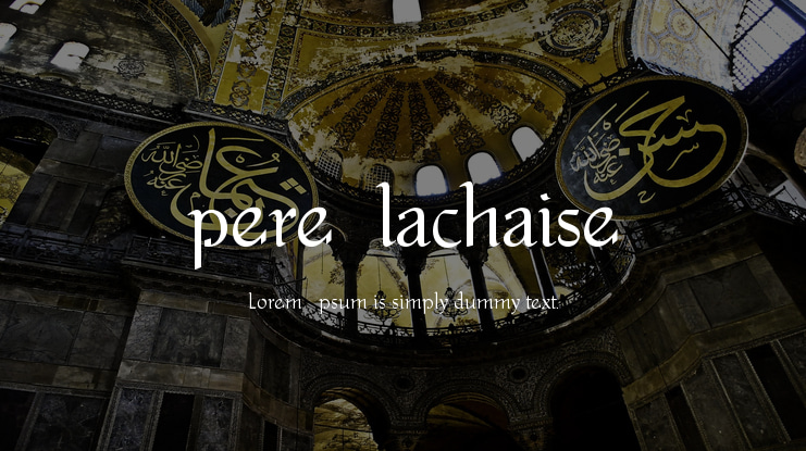 pere_lachaise Font