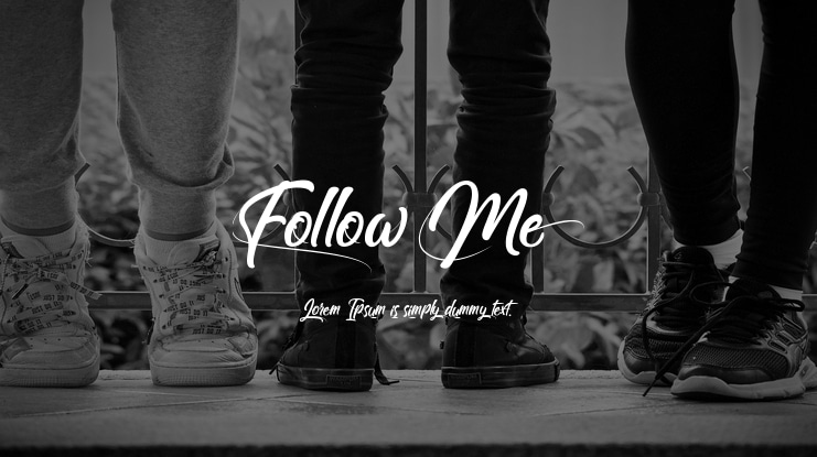 Follow Me Font