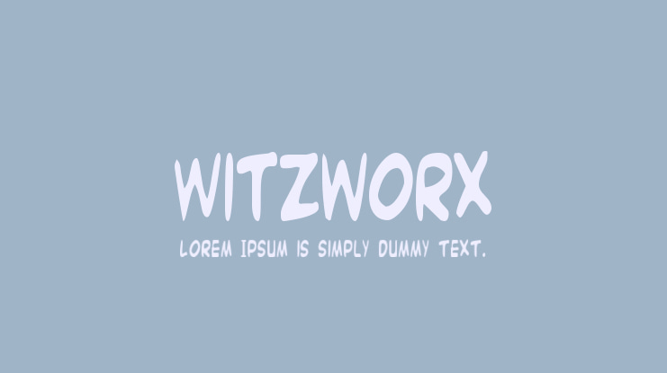 Witzworx Font