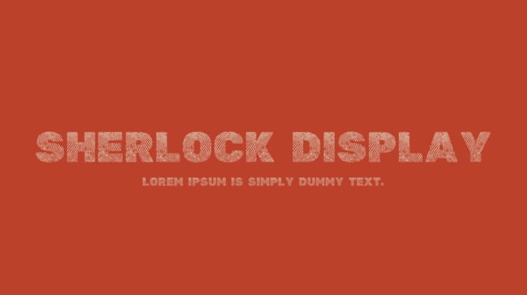 Sherlock Display Font Family
