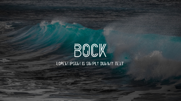 Bock Font