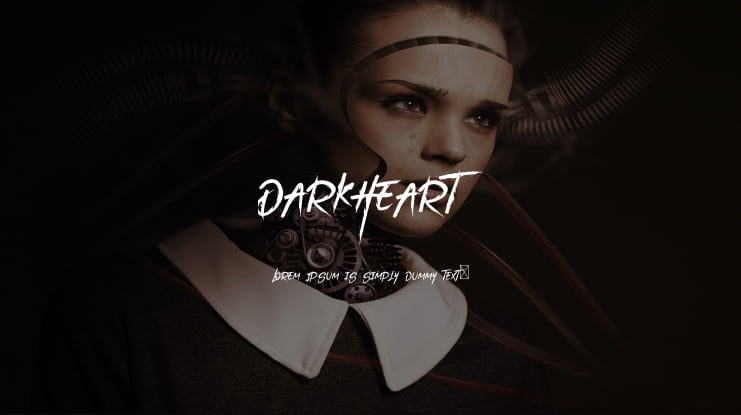 DarkHeart Font