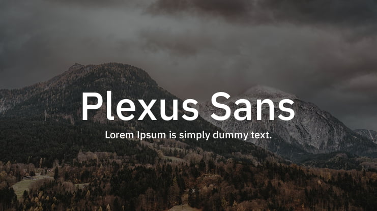 Plexus Sans Font Family
