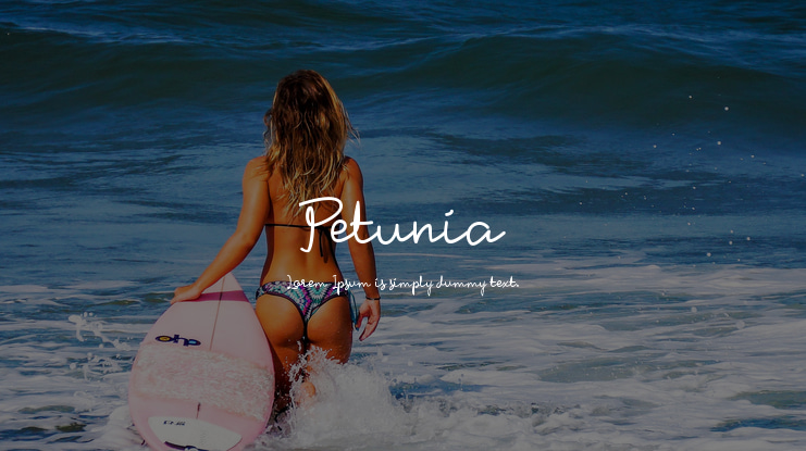 Petunia Font
