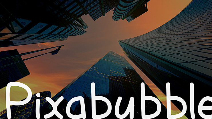 Pixabubble Font