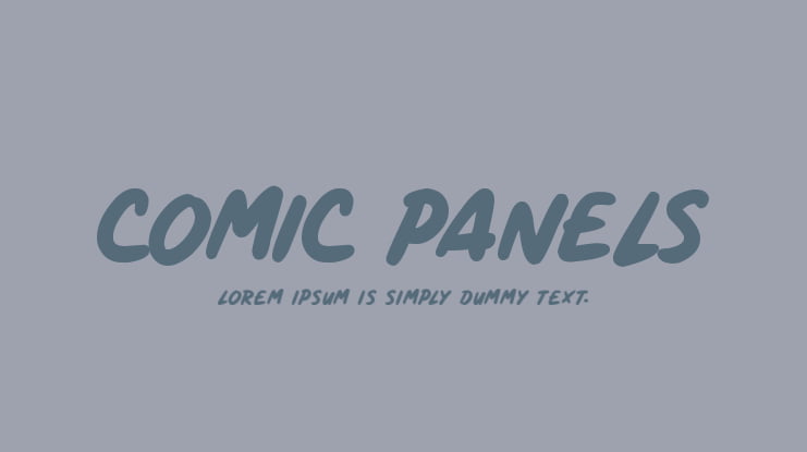 Comic Panels Font